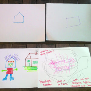 Shape Monster art project