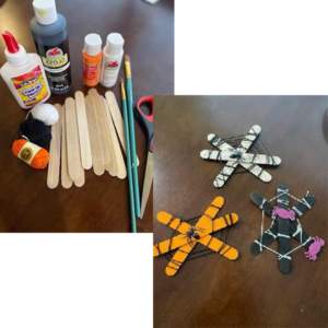 Spider Webs art project