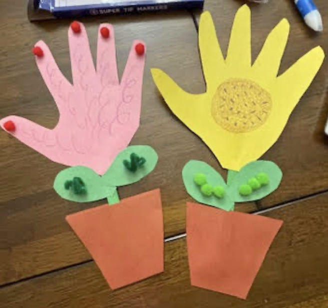Flower Handprint Art Project